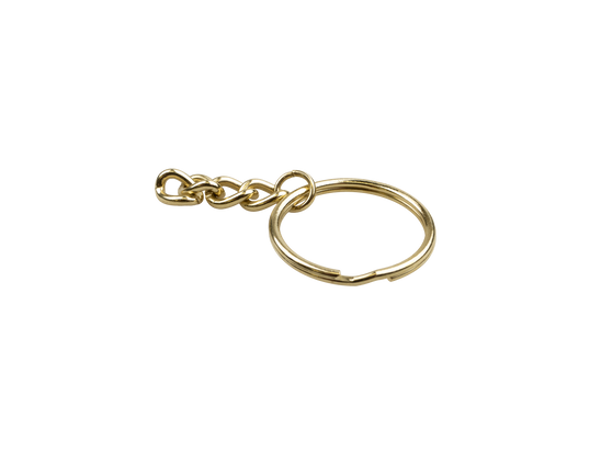 Split Key Ring with Chain